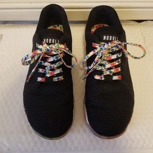 Nobull Black Daisy Trainers Size 9